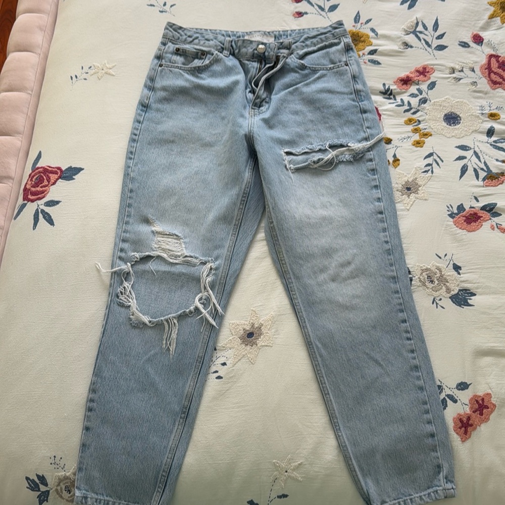 Topshop mom jeans